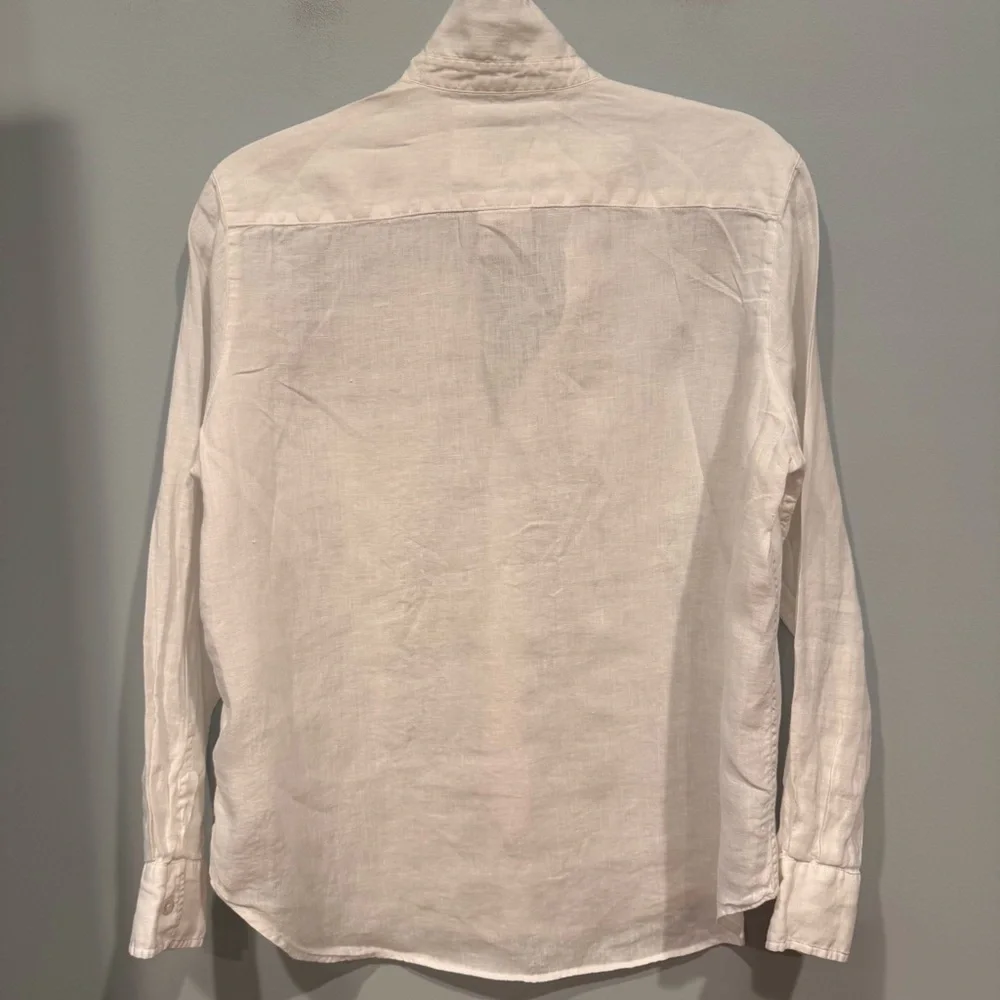 Frank and Eileen EILEEN Relaxed Linen Button Down Shirt Size S - Picture 5 of 10